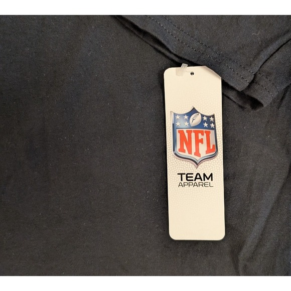 NY Giants Black Long Sleeve T-shirt Men's 2XL, NFL Team Apparel w/ Gray Logo NWT - Picture 6 of 14